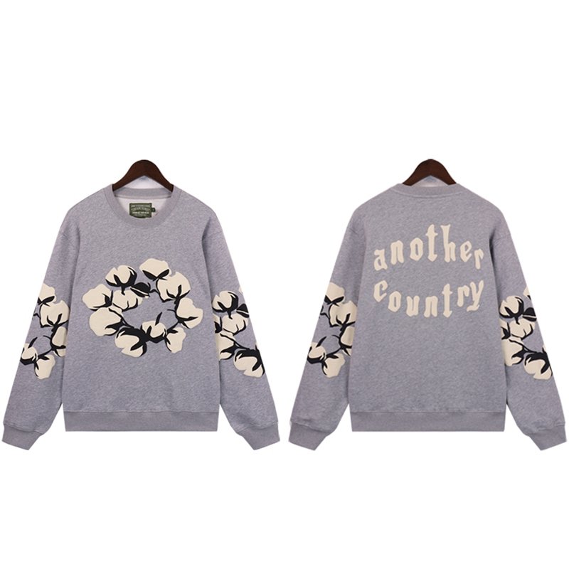 画像3: Unisex Kapok Foam Letter Print Round Neck Sweatshirt ユニセックス 男女兼用カポックフォームレタープリントスウェット (3)