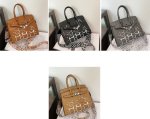 画像9: Graffiti Paint BK Leather Tote Shoulder Crossbody Bag 落書きペイントBKレザートートショルダークロスボディーバッグ (9)