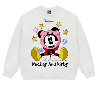 Mickey Mouse pocket embroidered denim jacket ユニセックス 男女兼用