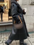 画像7: Cross-border black belted sheepskin fur short and long coat クロスボーダー黒ベルト付きシープスキンファーショート＆ロングコート (7)