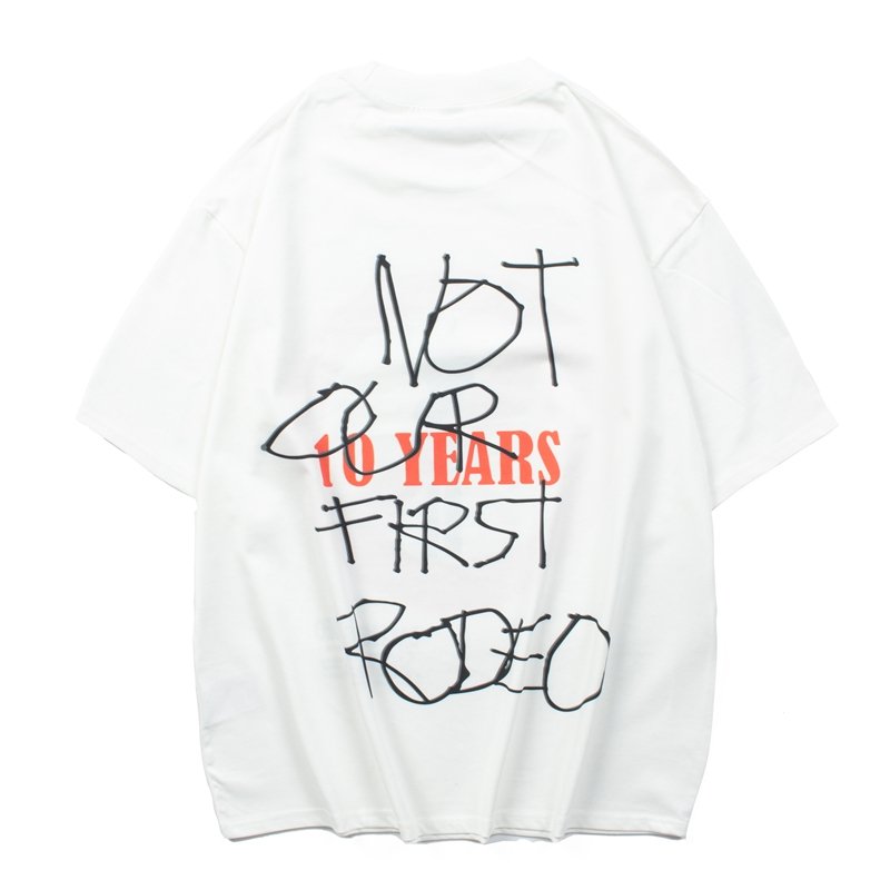 画像3: Unisex Travis Scott Stickman Print Short Sleeve T-Shirt  男女兼用 トラビススコットスティックマン 半袖Tシャツロゴ Tシャツ (3)