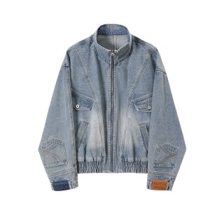 men'sThe Simpsons casual denim jacket ユニセックス男女兼用
