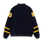 画像3: Patchwork embroidered baseball jacket baseball uniform jacket blouson  ユニセックス 男女兼用パッチワーク刺繍スタジアムジャンパー スタジャン MA-1 ボンバー ジャケット ブルゾン (3)