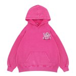 画像5: Unisex Sunflower floral vintage hoodie Sweatshirt　 ユニセックス 男女兼用 サンフラワーひまわり花柄ヴィンテージ加工プリントフーディパーカー  (5)