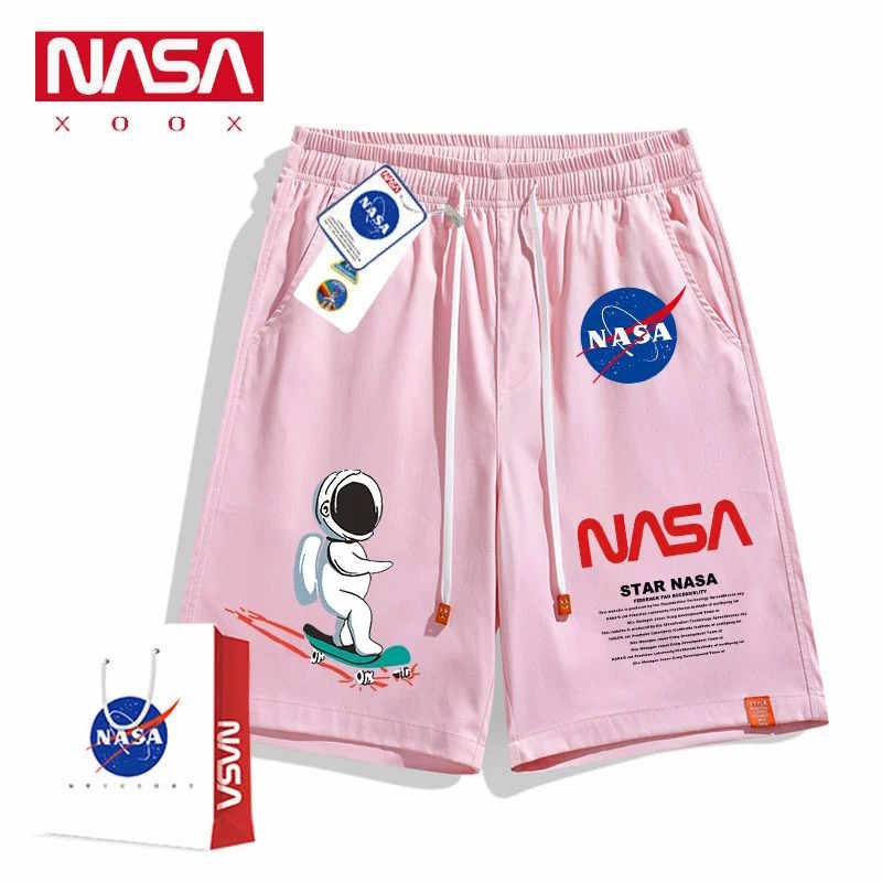 画像4: Nasa x Astronaut skateboard Sweat Half Pants ユニセックス男女兼用ナサ×宇宙飛行士 スウェット ハーフパンツ スケボー ショートパンツ スウェットパンツ  (4)