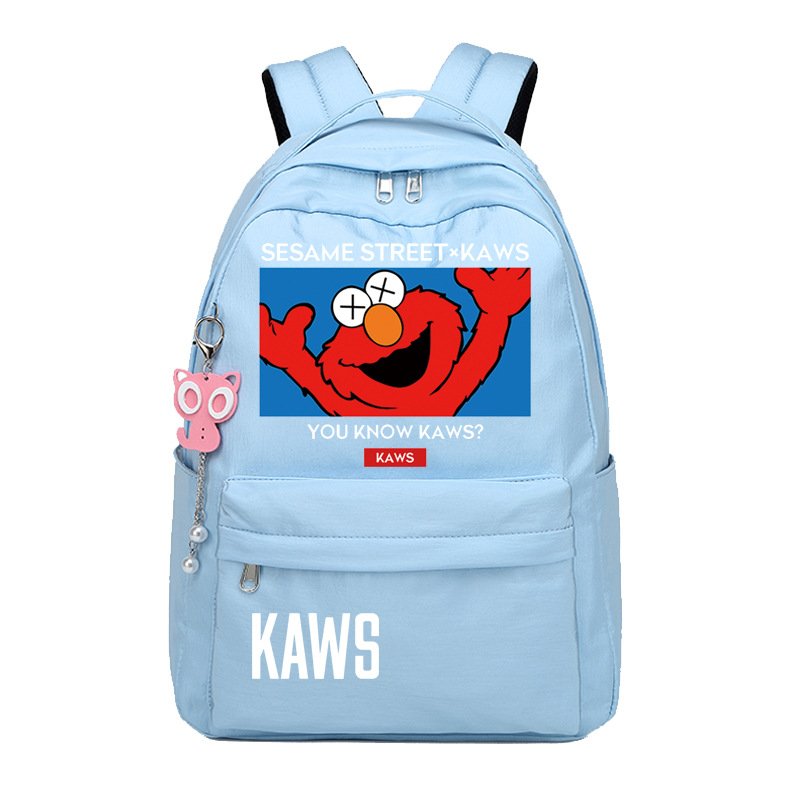 画像13: Unisex Kaws Printed Design Backpack Bag ユニセックス 男女兼用 カウズ kaws プリント リュックサック バックパック (13)