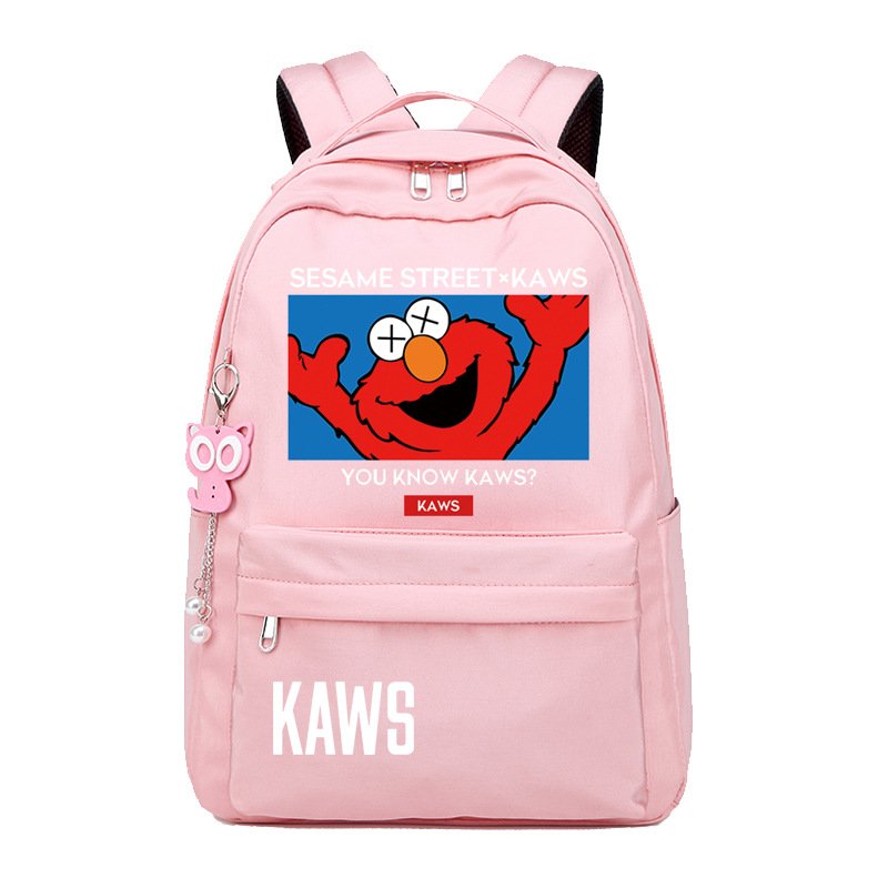 画像8: Unisex Kaws Printed Design Backpack Bag ユニセックス 男女兼用 カウズ kaws プリント リュックサック バックパック (8)