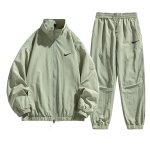 画像5: SALE セール 25Unisex ‎Not Swoosh logo Nylon Set up Matching Set Jacket + Pant ユニセックス 男女兼用 ノット スウォッシュロゴ マッチングセット ナイロン セットアップ 上下 (5)