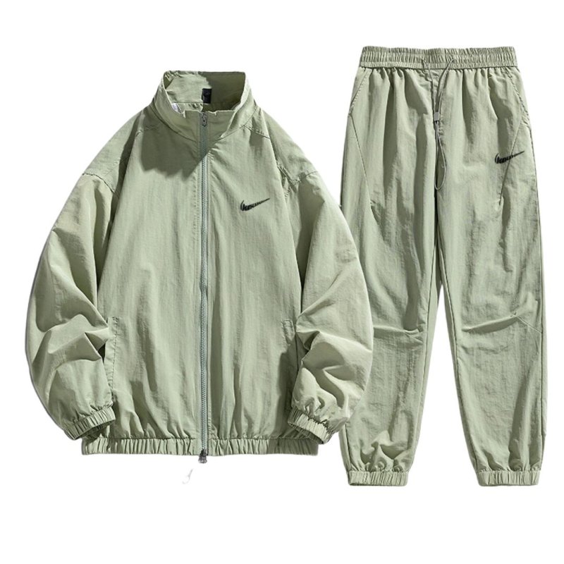 画像5: SALE セール 25Unisex Not Swoosh logo Nylon Set up Matching Set Jacket + Pant ユニセックス 男女兼用 ノット スウォッシュロゴ マッチングセット ナイロン セットアップ 上下 (5)