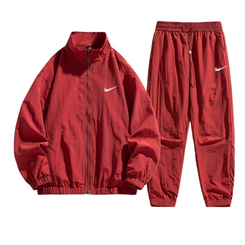 画像6: SALE セール 25Unisex Not Swoosh logo Nylon Set up Matching Set Jacket + Pant ユニセックス 男女兼用 ノット スウォッシュロゴ マッチングセット ナイロン セットアップ 上下 (6)