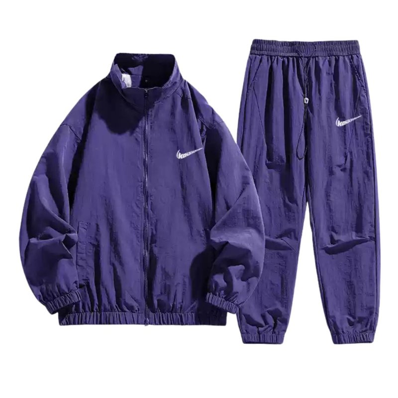 画像7: SALE セール 25Unisex Not Swoosh logo Nylon Set up Matching Set Jacket + Pant ユニセックス 男女兼用 ノット スウォッシュロゴ マッチングセット ナイロン セットアップ 上下 (7)