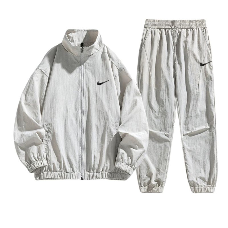 画像3: SALE セール 25Unisex Not Swoosh logo Nylon Set up Matching Set Jacket + Pant ユニセックス 男女兼用 ノット スウォッシュロゴ マッチングセット ナイロン セットアップ 上下 (3)
