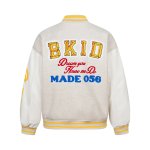 画像7: American retro embroidered letter quilted Stadium Jumper baseball uniform  jacket blouson ユニセックス 男女兼用アメリカンレトロ刺繍文字キルティングベースボールジャケットスタジアムジャンパージャケット スタジャン ブルゾン (7)