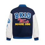 画像6: American retro embroidered letter quilted Stadium Jumper baseball uniform  jacket blouson ユニセックス 男女兼用アメリカンレトロ刺繍文字キルティングベースボールジャケットスタジアムジャンパージャケット スタジャン ブルゾン (6)