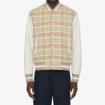 画像4: Stylish French style Stadium Jumper baseball uniform  jacket blouson  ユニセックス 男女兼用スタイリッシュフレンチスタイルジャケットベースボールジャケットスタジアムジャンパージャケット スタジャン ブルゾン (4)