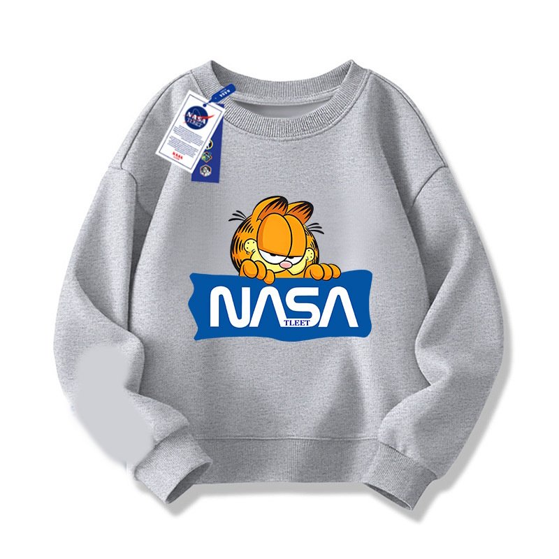 画像5: Unisex NASA x Garfield print sweatshirt　男女兼用 ユニセックスNASAナサ×ガーフィールドプリントスウェット (5)