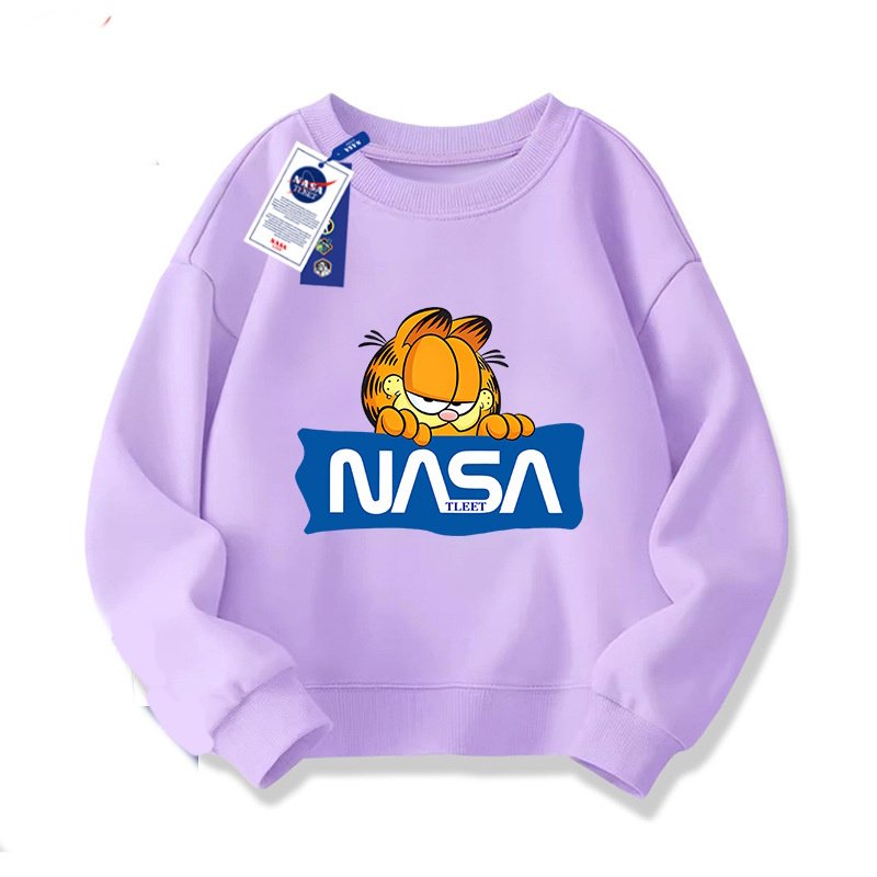画像9: Unisex NASA x Garfield print sweatshirt　男女兼用 ユニセックスNASAナサ×ガーフィールドプリントスウェット (9)