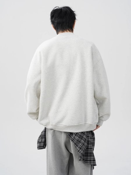 画像9: Unisex Sweat baseball simple jacket  baseball jacket Stadium Jumper  blouson  ユニセックス 男女兼用スウェットベースボールシンプルジャケットベースボールジャケットスタジアムジャンパー スタジャン ブルゾン (9)