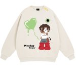 画像3: Unisex Hip hop boy graphic print Sweatshirt 　　男女兼用ユニセックスヒップホップボーイグラフィックプリントスウェットシャツ (3)