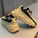 画像6: Leather dad platform lace-up sneakers shoes ユニセックス 男女兼用ダッド厚底レザー レースアップスニーカー (6)