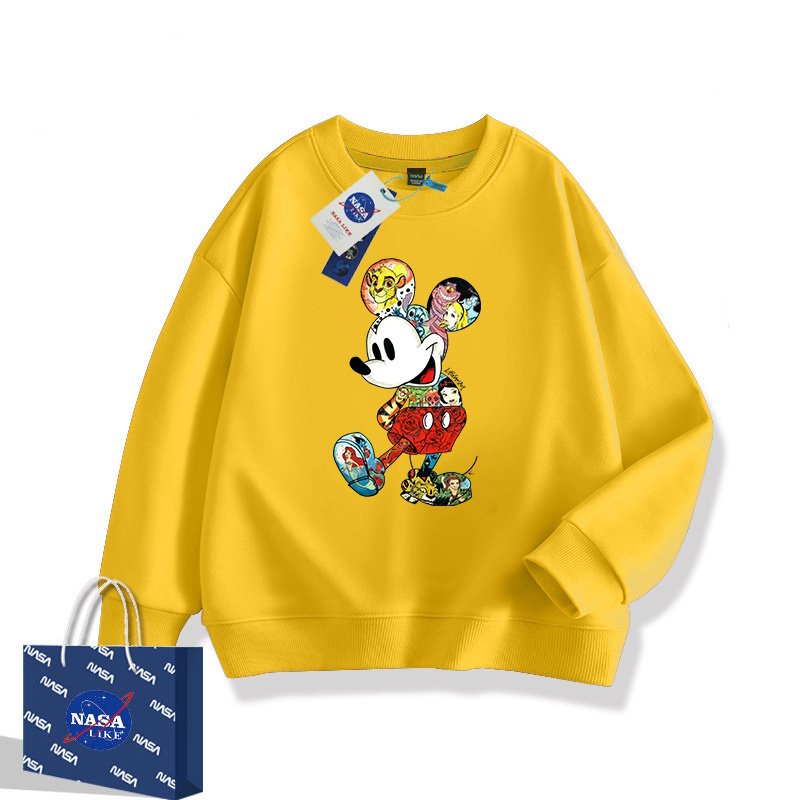 画像6: Unisex NASA x Disney character print Mickey Mouse sweatshirt　男女兼用 ユニセックスNASAナサ×ディズニーキャラクタープリントミッキーマウス スウェットシャツ (6)
