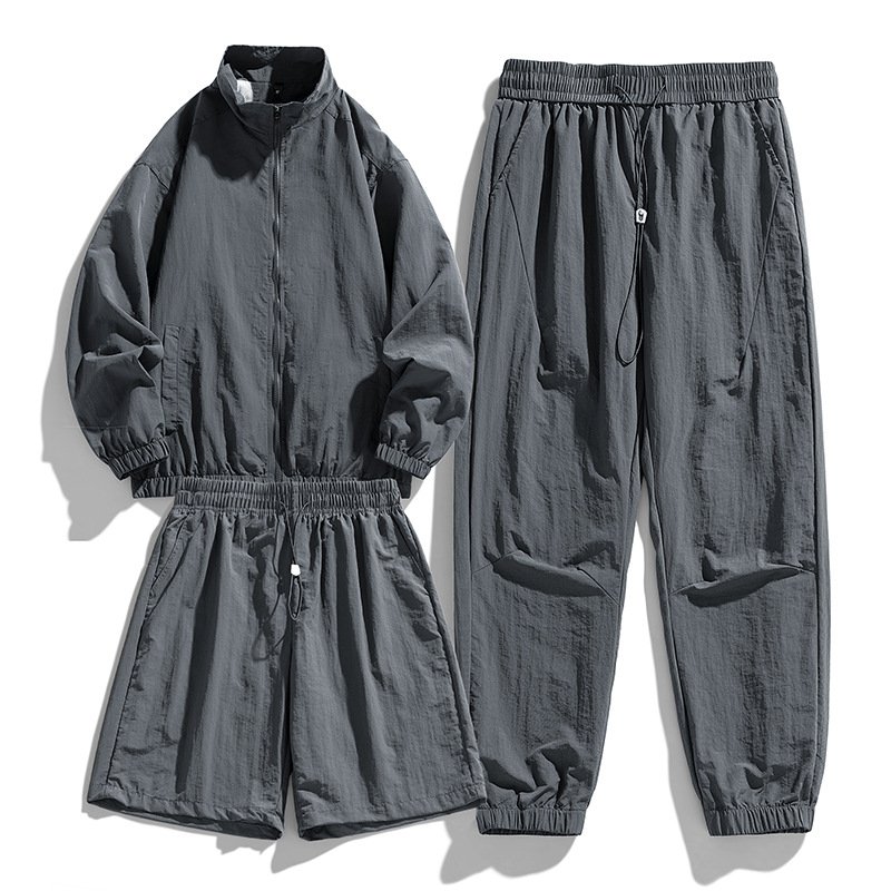 画像5: SALE セール 25 NASA Unisex ‎Nylon Set up Matching Set Jacket + Pant + Short pants ユニセックス 男女兼用 マッチングセット ナイロン セットアップ 上下 ショートパンツ3点セット (5)