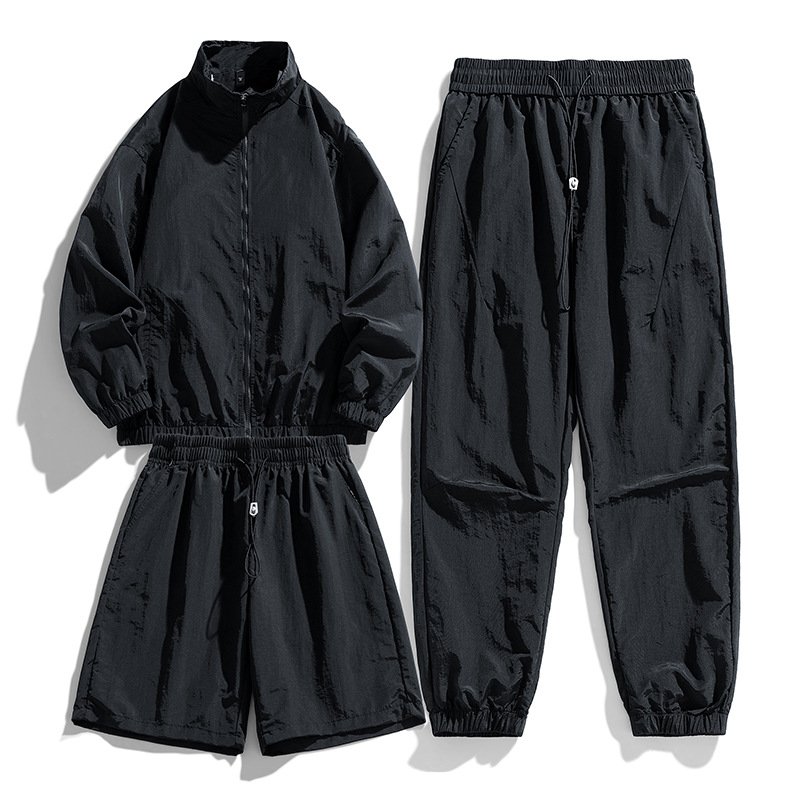 画像6: SALE セール 25 NASA Unisex ‎Nylon Set up Matching Set Jacket + Pant + Short pants ユニセックス 男女兼用 マッチングセット ナイロン セットアップ 上下 ショートパンツ3点セット (6)