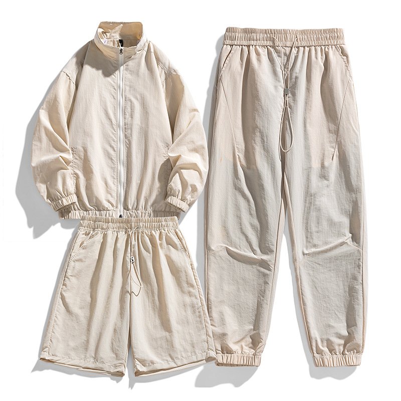 画像7: SALE セール 25 NASA Unisex ‎Nylon Set up Matching Set Jacket + Pant + Short pants ユニセックス 男女兼用 マッチングセット ナイロン セットアップ 上下 ショートパンツ3点セット (7)