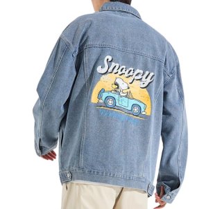 MLB Monogram Denim Jacket Shirt G Jean ユニセックス 男女兼用