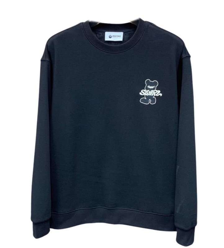 画像6: Unisex Bear print round neck sweatshirt　男女兼用 ユニセックスベアプリントラウンドネック スウェットシャツ (6)