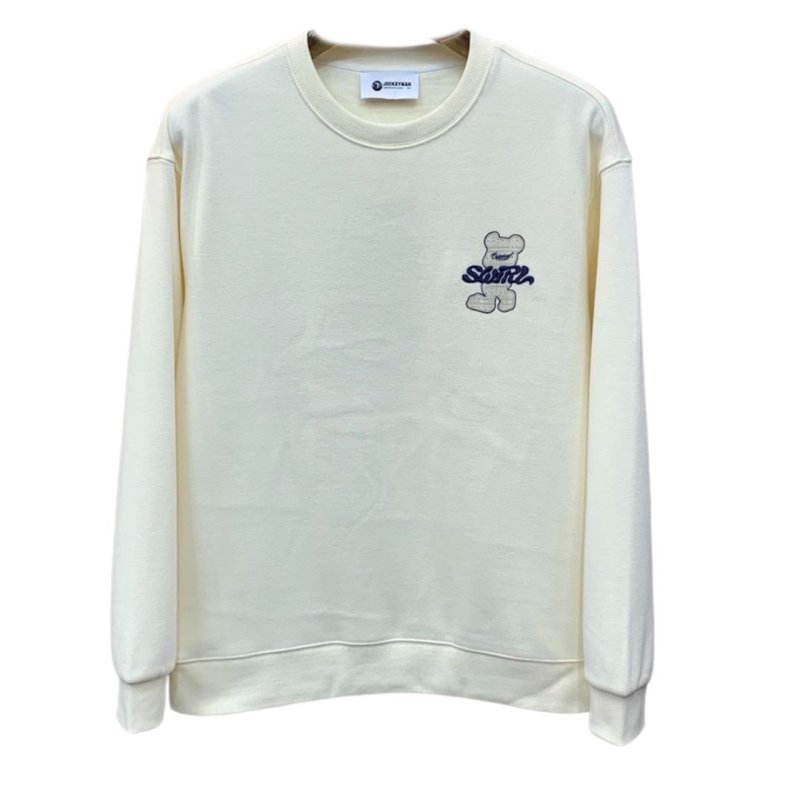 画像3: Unisex Bear print round neck sweatshirt　男女兼用 ユニセックスベアプリントラウンドネック スウェットシャツ (3)