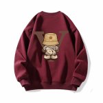 画像3: Unisex V&Hip Hop Hiking Bear round neck sweatshirt　男女兼用 ユニセックスV&ヒップホップハイキングベアプリントラウンドネック スウェットシャツ (3)