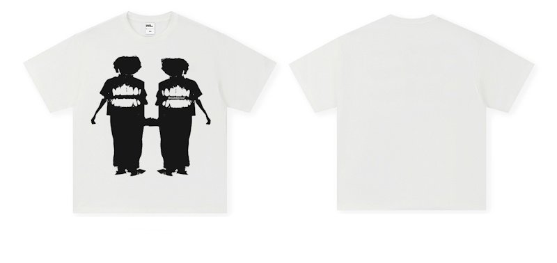 画像2: Unisex YOU NEED ME BABY Street Print Short Sleeve T-Shirt   男女兼用ユニセックスYOU NEED ME BABYストリートプリント 半袖Tシャツ (2)