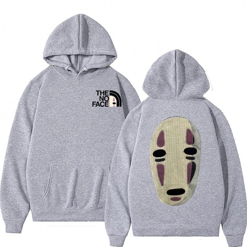 画像2: 25 THE NO FACE logo printing hoodie Back Big Print 6 Cloros ユニセックス 男女兼用 6色 THE NO FACE フロントロゴ プリント スウェット プルオーバートレーナー  パーカー バッグ ビッグプリント (2)