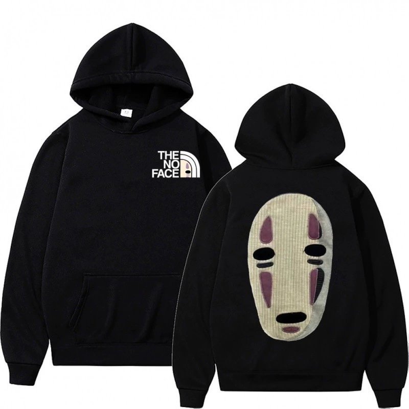 画像1: 25 THE NO FACE logo printing hoodie Back Big Print 6 Cloros ユニセックス 男女兼用 6色 THE NO FACE フロントロゴ プリント スウェット プルオーバートレーナー  パーカー バッグ ビッグプリント (1)