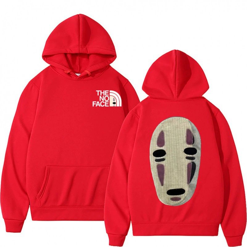 画像4: 25 THE NO FACE logo printing hoodie Back Big Print 6 Cloros ユニセックス 男女兼用 6色 THE NO FACE フロントロゴ プリント スウェット プルオーバートレーナー  パーカー バッグ ビッグプリント (4)