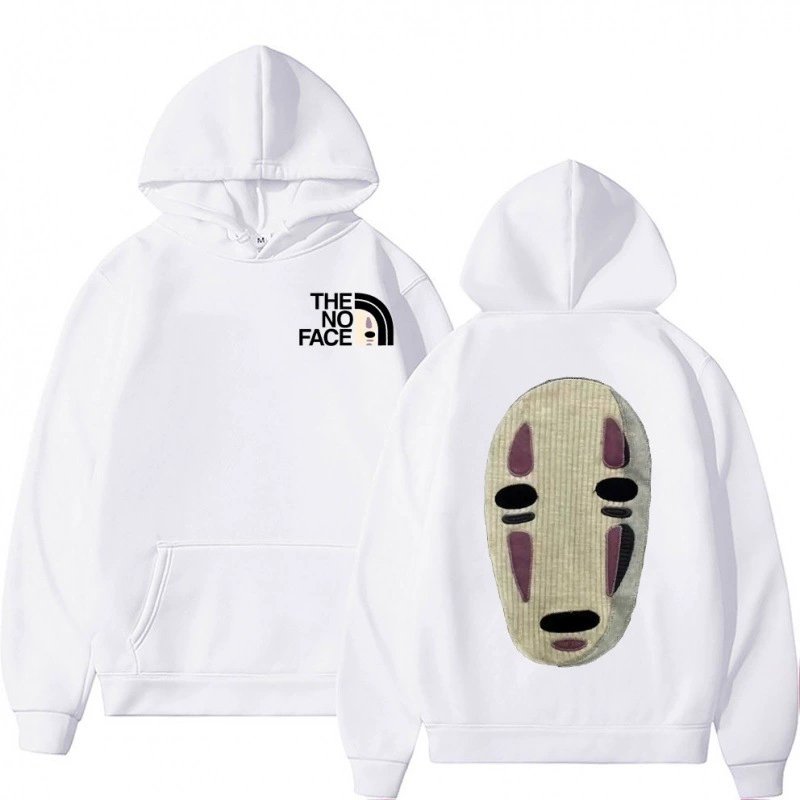 画像3: 25 THE NO FACE logo printing hoodie Back Big Print 6 Cloros ユニセックス 男女兼用 6色 THE NO FACE フロントロゴ プリント スウェット プルオーバートレーナー  パーカー バッグ ビッグプリント (3)