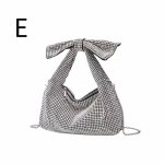 画像6: Rhinestone Ribbon Handle Square Tote Shoulder Bag　　ラインストーンリボンハンドルスクエアトートショルダ (6)
