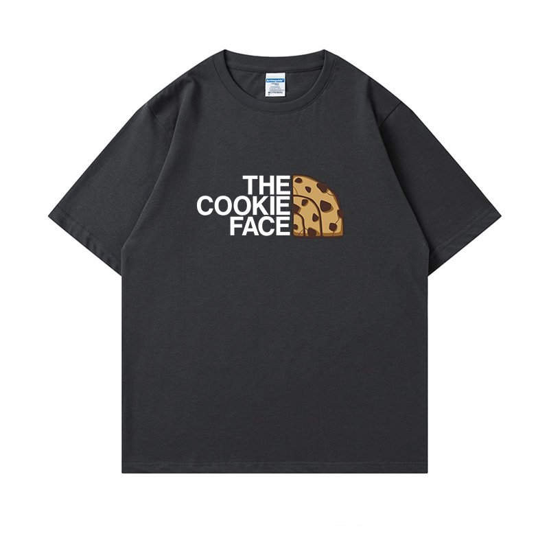 画像3: Unisex THE COOKIE FACE Road Short Sleeve T-Shirt　男女兼用ユニセックスTHE COOKIE FACEプリントラウンドネック半袖Tシャツ (3)