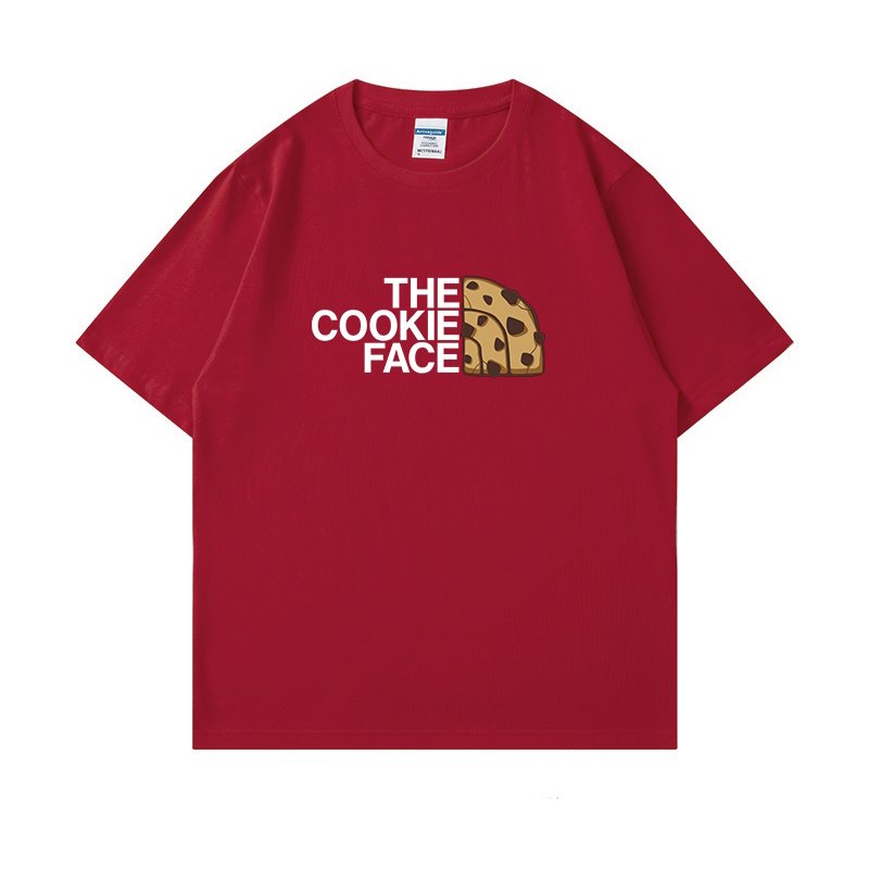 画像4: Unisex THE COOKIE FACE Road Short Sleeve T-Shirt　男女兼用ユニセックスTHE COOKIE FACEプリントラウンドネック半袖Tシャツ (4)