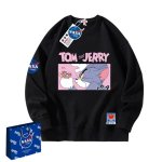 画像4: Nasa x Tom and Jerry Sweatshirt Long Sleeve Pullover Trainer ユニセックス 男女兼用ナサ×トムとジェリートム＆ジェリー長袖プルオーバートレーナー (4)