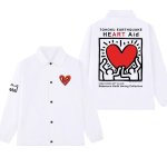 画像8: Unisex Keith Haring windbreaker Jacket  ユニセックス 男女兼用 キース・ヘリング ウインドブレーカー ジャケット コート (8)