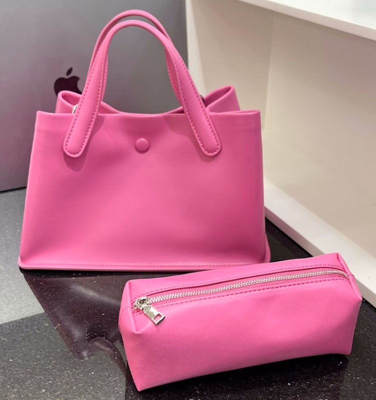 画像11: Leather French Tote Shoulder Bag  レザー舟形ショートハンドルトートショルダ (11)