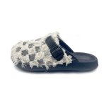 画像9: Denim fringe distressed half sandal slippers　 ユニセックス男女兼用デニムフリンジダメージ仕様ハーフサンダルスリッパ (9)