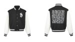 画像6: Letter logo control color Stadium jumper Baseball Jacket  blouson   ユニセックス 男女兼用レターロゴ刺繍コントロールカラーベースボールジャケットスタジアムジャンパージャケット スタジャン ブルゾン (6)