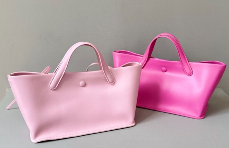 画像6: Leather French Tote Shoulder Bag  レザー舟形ショートハンドルトートショルダ (6)