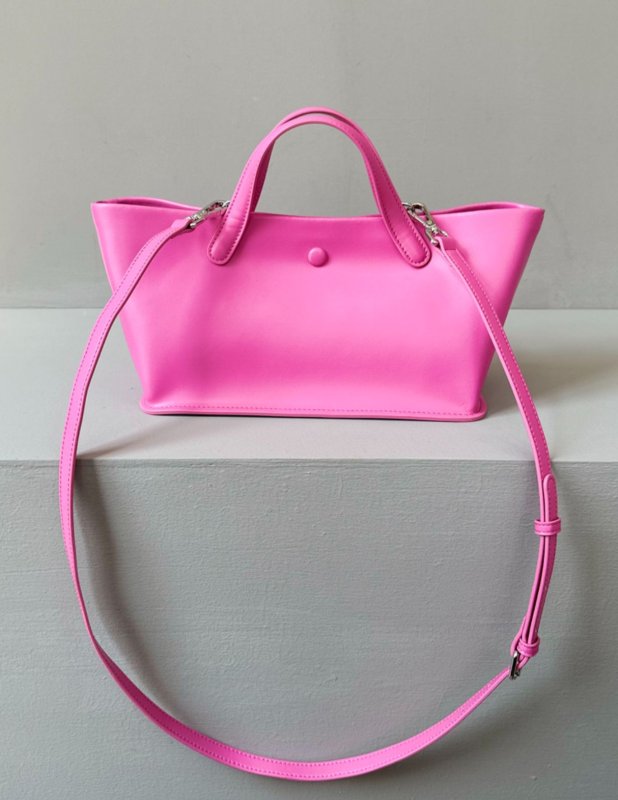 画像7: Leather French Tote Shoulder Bag  レザー舟形ショートハンドルトートショルダ (7)