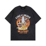 画像4: Unisex Vintage Donald Duck Classical Paint T-shirt Unisex 男女兼用 ユニセックス ヴィンテージ 古着加工 ドナルドダック クラシカルペイント Tシャツ (4)