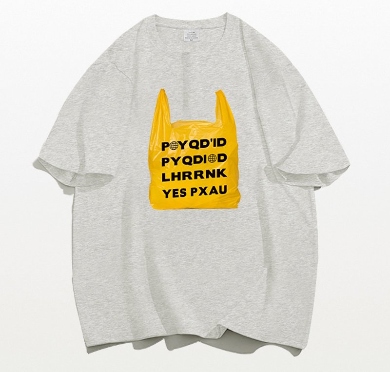 画像8: Cashier shopping bag Print Tshirts  ユニセックス男女兼用レジバッグショッピングバッグプリント半袖 Tシャツ (8)