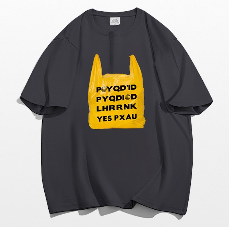 画像9: Cashier shopping bag Print Tshirts  ユニセックス男女兼用レジバッグショッピングバッグプリント半袖 Tシャツ (9)